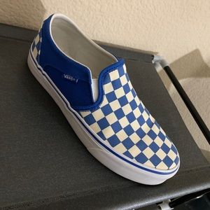 Blue Checkered Vans